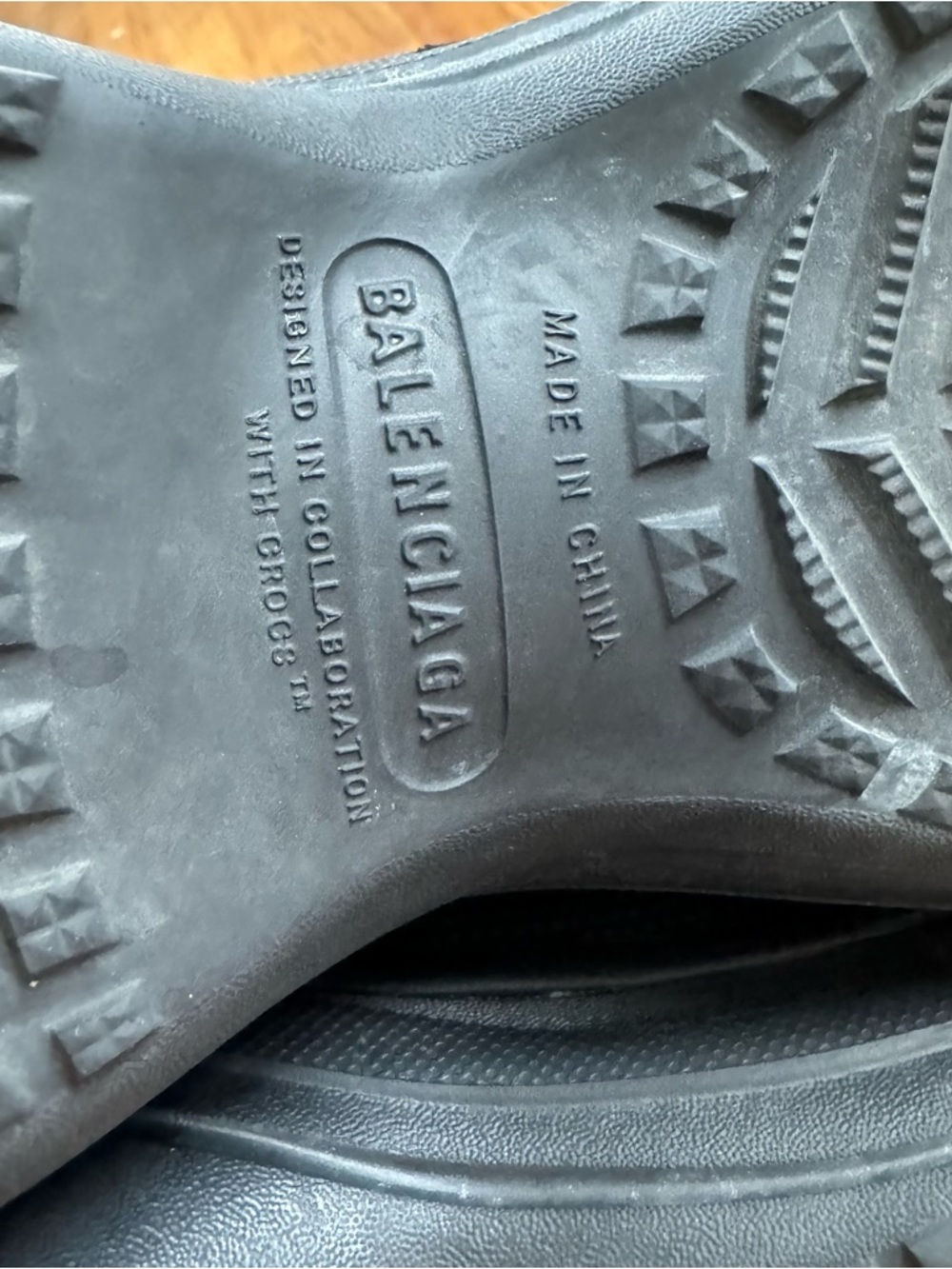 BALENCIAGA Crocs Mule Black 37 - Picture 6 of 6